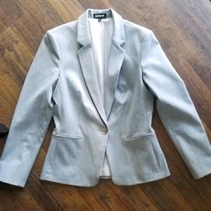 Size 10 Express light Grey Blazer